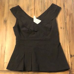 Anthropologie Floreat Peplum Top